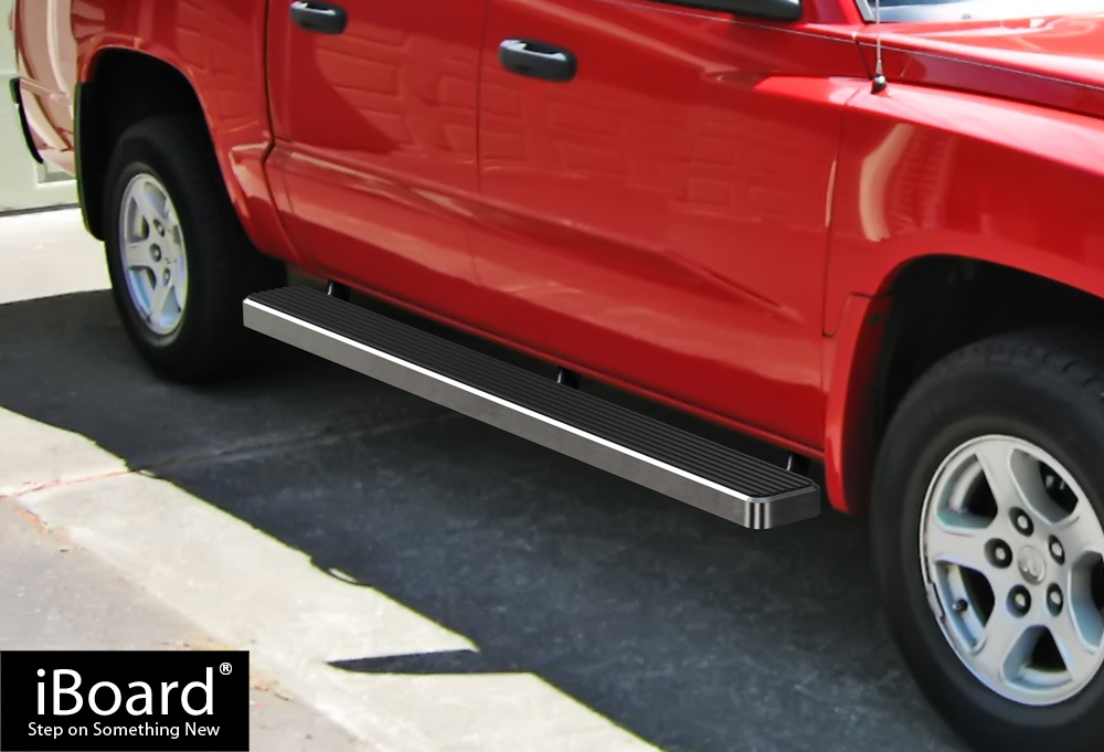 6 IBoard Side Step Nerf Bar Fit 05 11 Dodge Dakota Quad Cab EBay