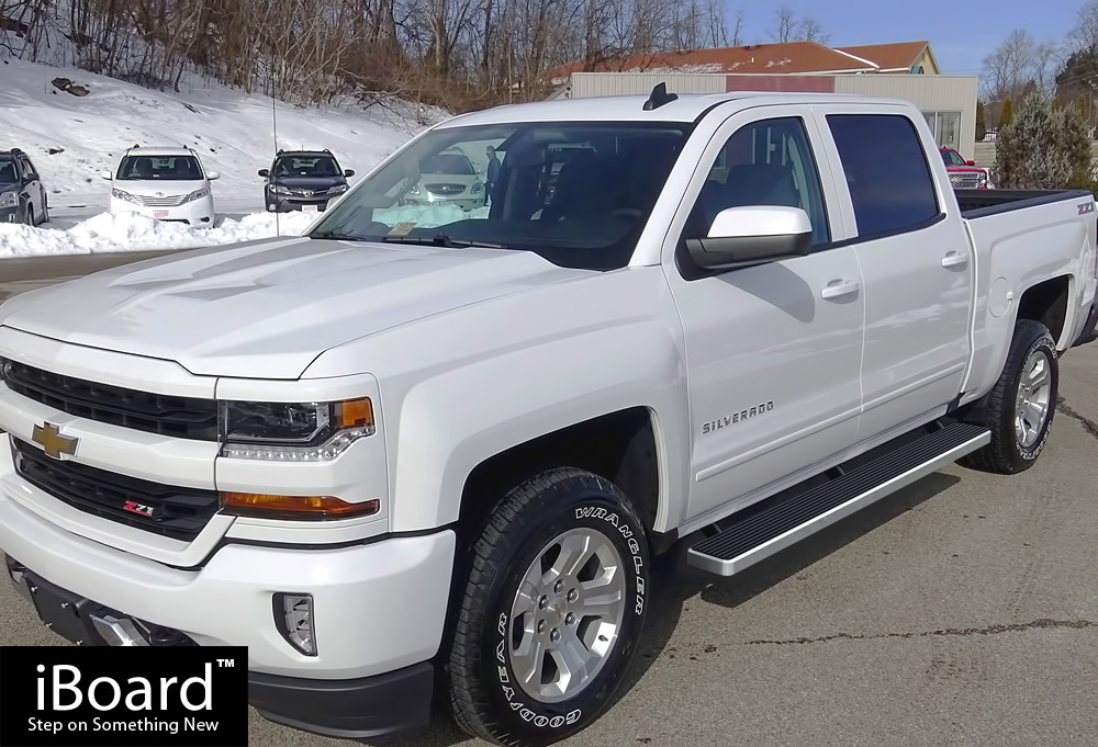 Premium 5" iBoard Running Boards Fit 0717 Chevy Silverado/GMC Sierra