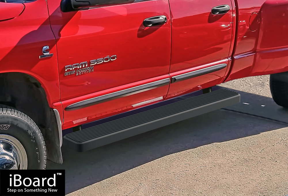 6" Black iBoard Running Boards Fit 0208 Dodge Ram 1500/2500/3500 Quad Cab eBay