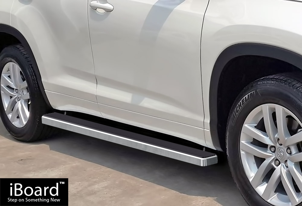 Premium 4" iBoard Running Boards Fit 0817 Toyota Highlander