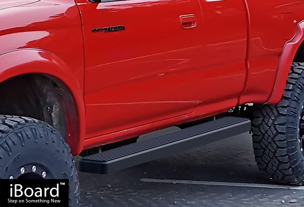 5 Black IBoard Running Boards Nerf Bars Fit 95 04 Toyota Tacoma Xtra