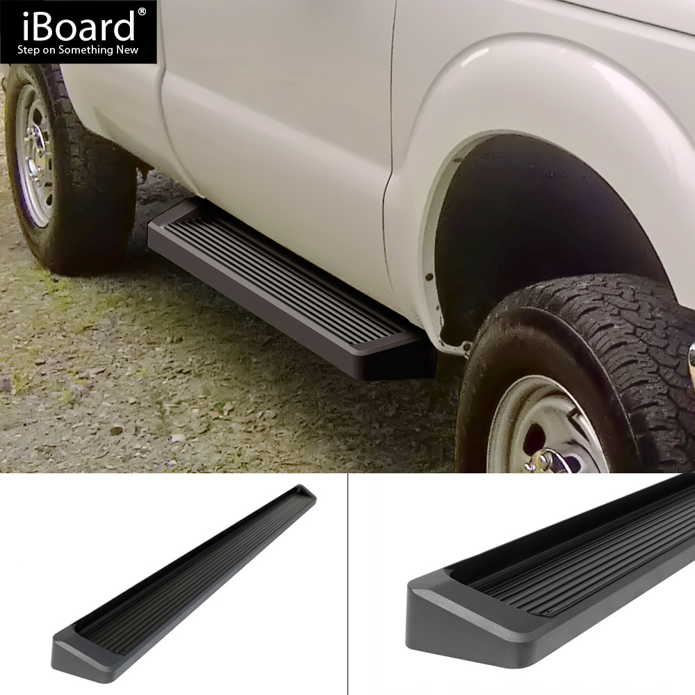 Black Iboard Running Boards Fit Ford F F Regular Cab Ebay