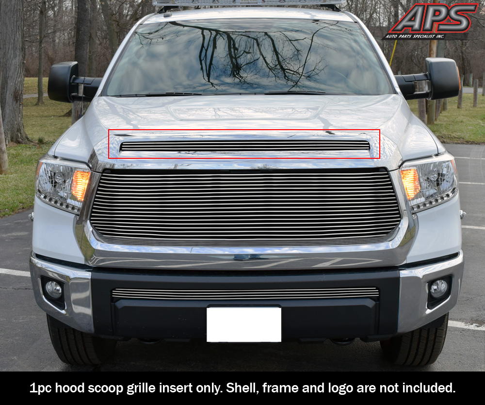 Fits 20142020 Toyota Tundra Hood Scoop Main Upper Billet Grille Insert
