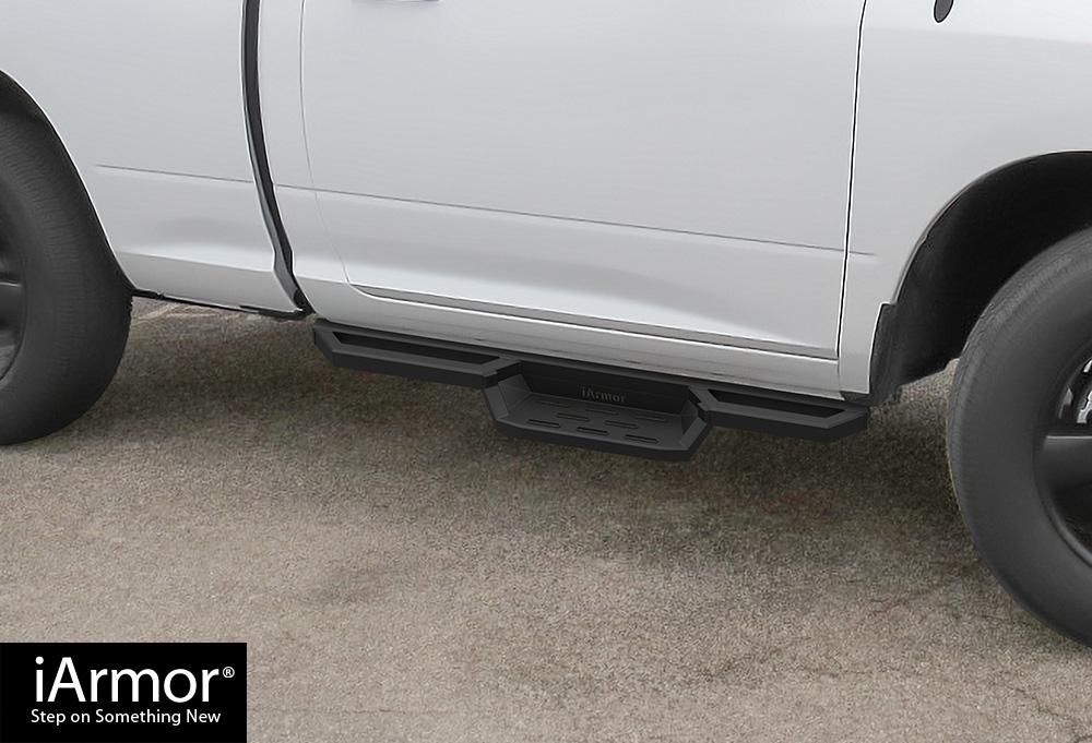 iArmor Aluminum Drop Steps Armor Fit 0918 Dodge Ram 1500 2500 3500