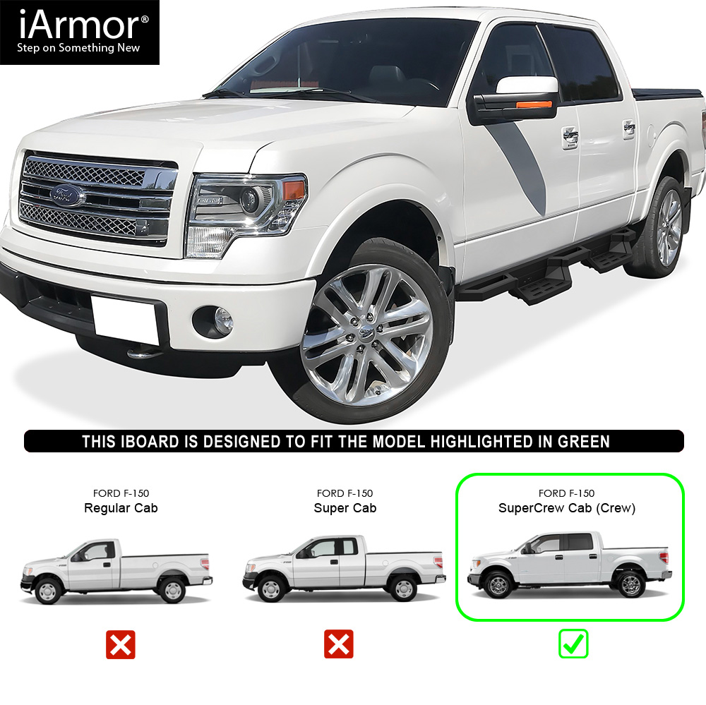 iArmor OffRoad Drop Steps Armor Fit 0914 Ford F150 SuperCrew Cab eBay