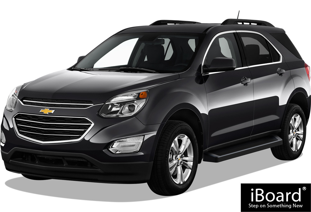 iBoard Running Boards 6" Matte Black Fit 1017 Chevy/GMC Equinox