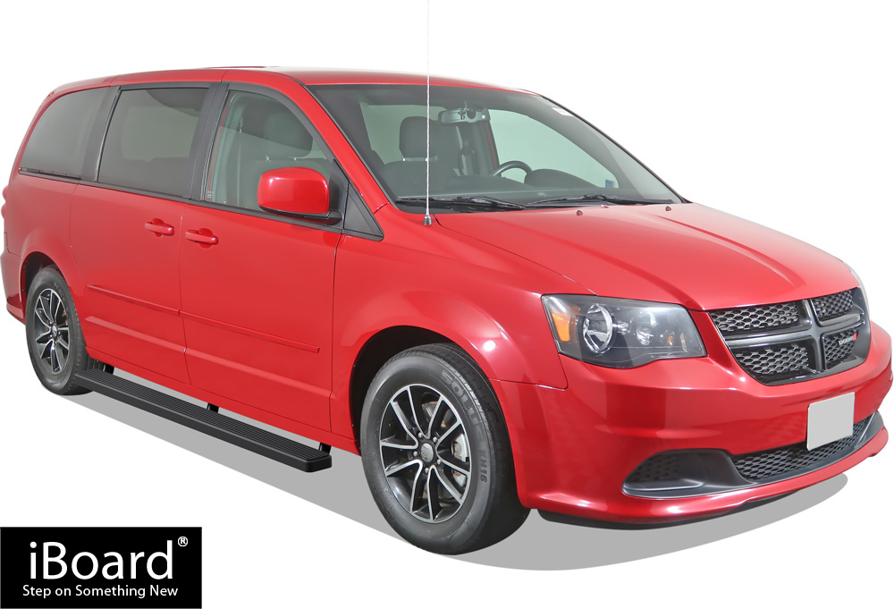 iBoard Running Boards 5 inches Matte Black Fit 1120 Dodge Grand