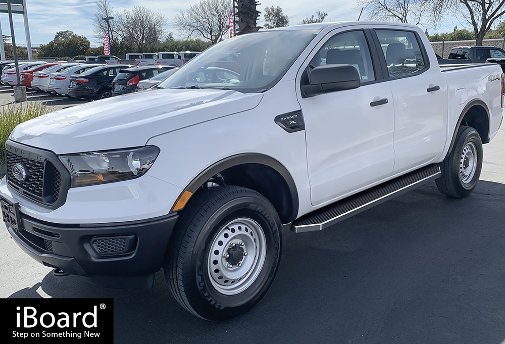iBoard Polished Running Boards Style Fit 19-20 Ford Ranger SuperCrew