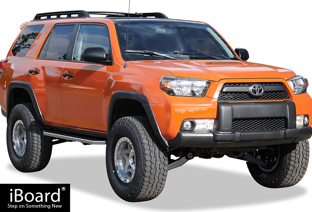 IBoard Polished Running Boards Style Fit 14 21 Toyota 4Runner SR5 TRAIL 