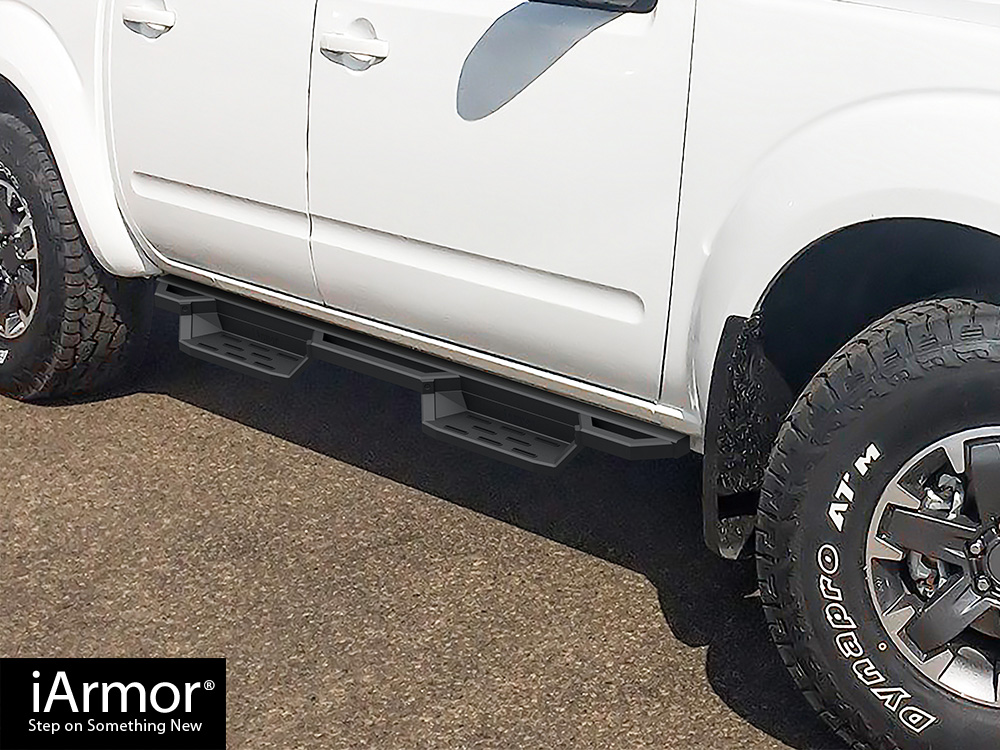 iArmor Off-Road Drop Steps Armor Fit 05-20 Nissan Frontier Crew Cab | eBay