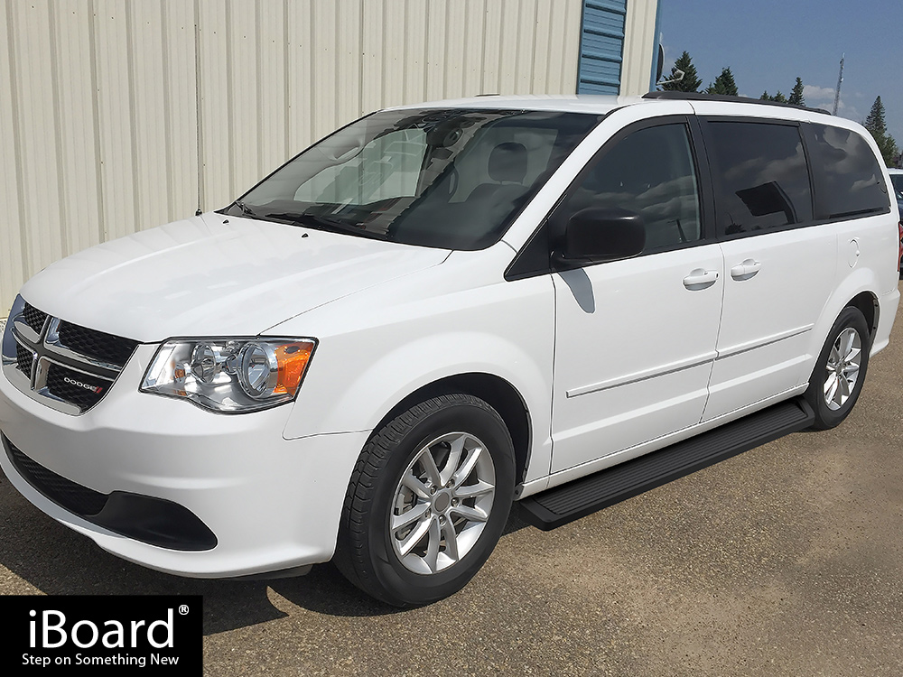 iBoard Black Running Boards Style Fit 1717 Dodge Grand Caravan eBay