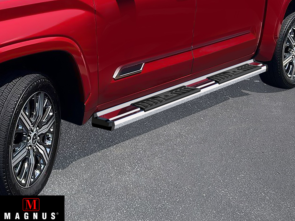 Chrome Nerf Bar Steps For 22-23 Toyota Tundra CrewMax Cab