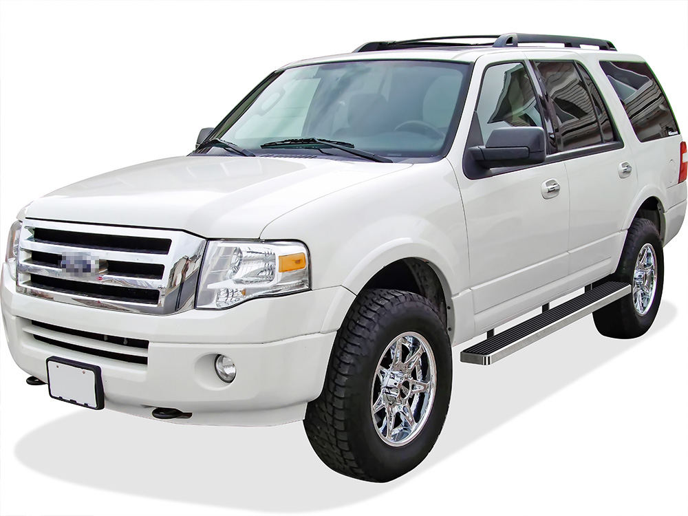 APS IBoard 6" Stainless Steel Running Boards – Fits 2003-2017 Ford Expedition 4-Door (IB-F6134H)