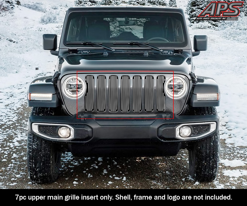 Jeep Wrangler Chrome Grill Inserts