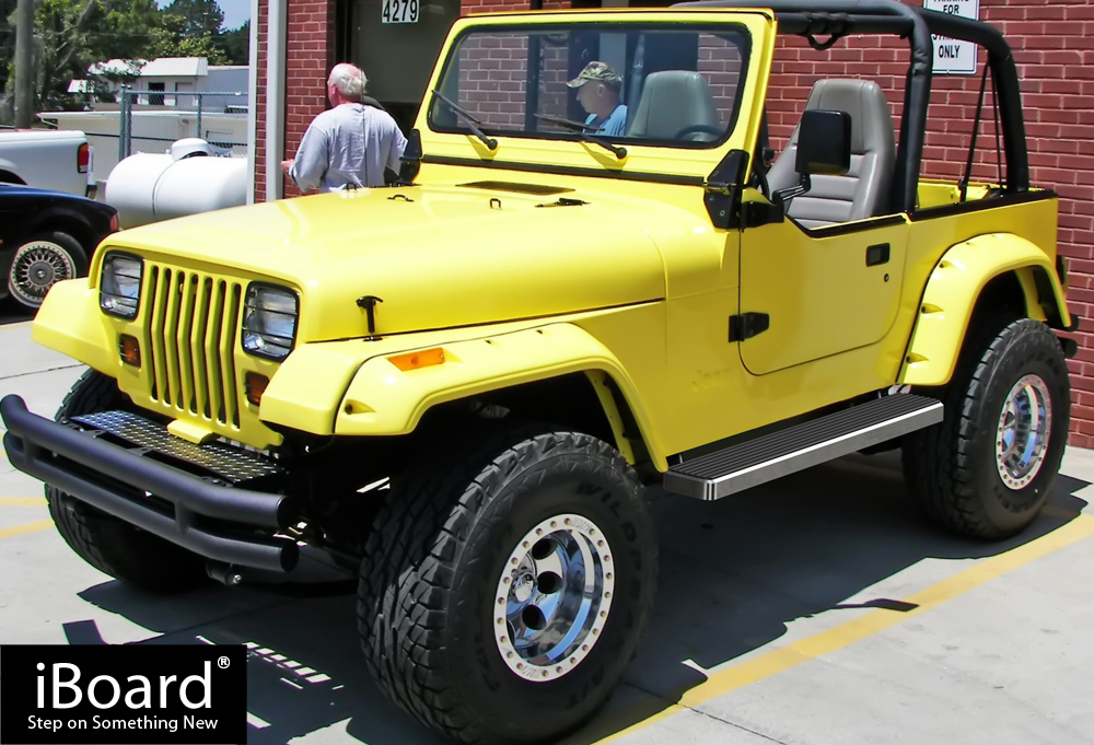 iBoard Side Steps Nerf Bars 5" Fit 8706 Jeep Wrangler TJ/YJ 2Dr eBay