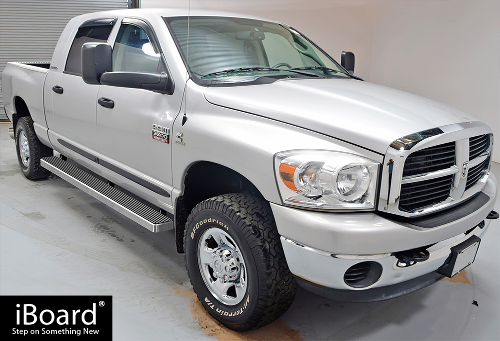 APS Premium 6in iBoard Running Boards Custom Fit 19-20 Dodge Ram 1500 Crew Cab