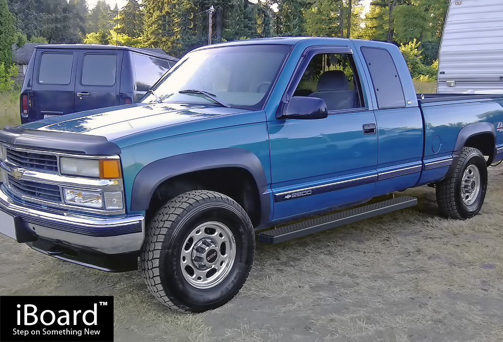 5" iBoard Running Boards Nerf Bars - 88-98 Chevy/GMC C/K Pickup 2Dr Extended Cab | eBay 1998 Chevy Silverado Extended Cab Running Boards