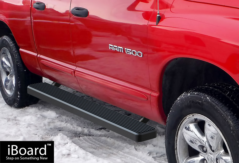 5" iBoard Running Boards Nerf Bars Fit 02-08 Dodge Ram 1500/2500/3500 Frame Mounted Running Boards Ram 1500