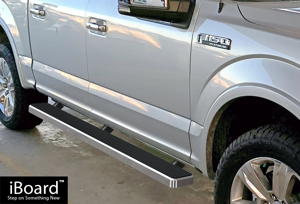 5" iBoard Running Boards Nerf Bars 1518 Ford F150 SuperCrew Cab / 17