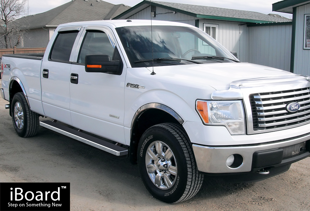 iBoard Side Steps Nerf Bars 5" Fit 0914 Ford F150 SuperCrew Cab eBay