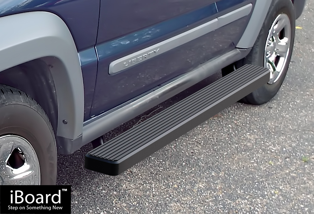 5" Black iBoard Running Boards Nerf Bars Fit 0207 Jeep Liberty eBay