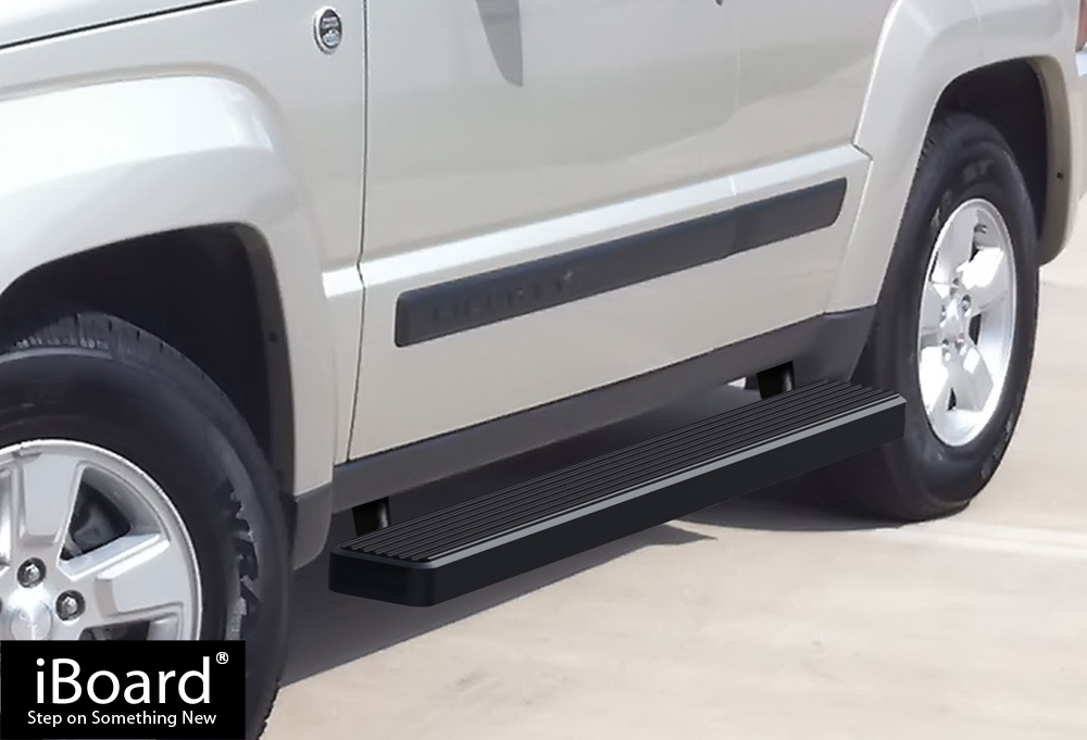 6" Black iBoard Running Boards Nerf Bars Fit 0813 Jeep Liberty eBay