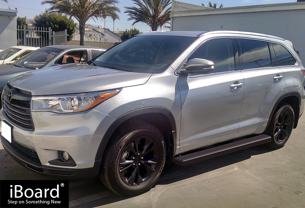 Premium 4" Black iBoard Side Steps Fit 0819 Toyota Highlander eBay