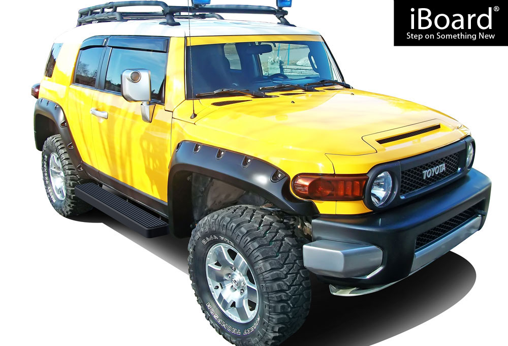 iBoard Side Steps Nerf Bars 6" Black Fit 0714 Toyota FJ Cruiser eBay