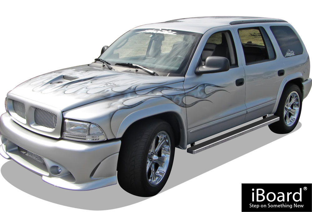 iBoard Side Steps Nerf Bars 4" Fit 9803 Dodge Durango eBay